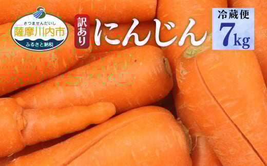 [訳あり][冷蔵便]かごしま美味人参 愛紅 7kg [順次発送] にんじん ニンジン