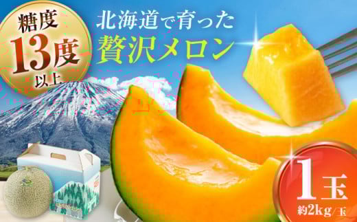 [先行予約]北海道産赤肉メロン 1玉 (約2kg/玉) ※2025年8月中旬以降順次発送[喜茂別町][Aコープようてい] メロン めろん 赤肉 赤肉メロン 贈答 贈答用 贈答品 贈り物 先行予約 デザート フルーツ 果物 常温 常温配送 北海道 甘い ギフト プレゼント 産直 贅沢 ぜいたく ご褒美 特別 季節限定 期間限定 [AJAK023] 9000 9000円 9千円