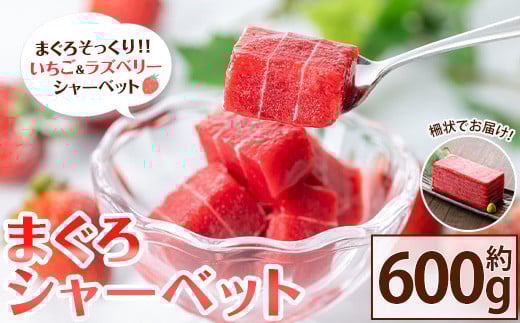 まぐろシャーベット(約600g) アイス アイスクリーム シャーベット いちご イチゴ 苺 スイーツ デザート 冷菓 夏 おもしろ 本物そっくり 【チョコレートハウス サムライ】【A-1744H】