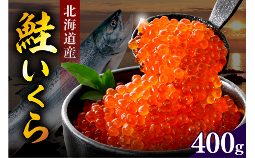 北海道産 鮭いくら醤油漬け 400g(80g×5)[er018-101]いくら イクラ 国産 醤油漬け 北海道 えりも町 小分け