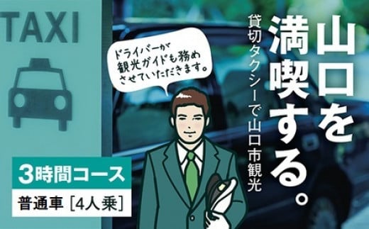 B093 観光タクシー・フリープラン《3時間コース》