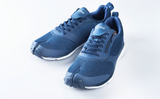 足袋シューズ「Lafeet」VL07・ネイビー【23.5cm】【足袋シューズ 足袋 シューズ 靴くつ クツ スポーティー スタイル 岡山県 倉敷市 おすすめ 人気 】