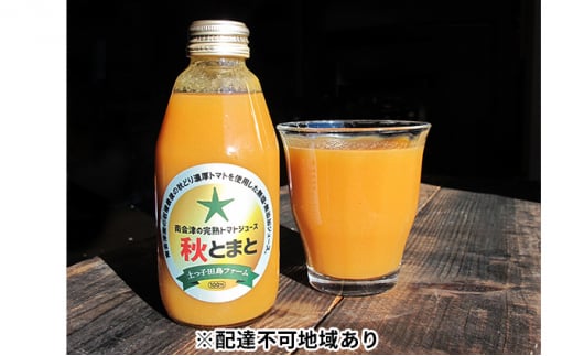 南会津の100％トマトジュースセット（秋とまと  無塩・無添加） [№5883-0123]