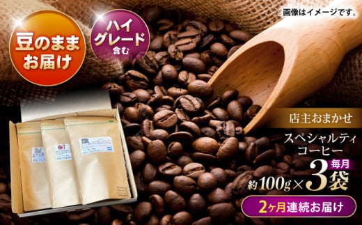 【2回定期便】自家焙煎ハイグレードコーヒーを含むおまかせセット(豆のまま) / ハイグレードコーヒー ブレンド コーヒー 豆 / 諫早市 / R and R coffee labo [AHCJ038]