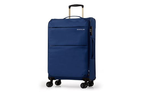 G544 【2泊～4泊用 マチアップ機能で大容量に変身！】AIR6327スーツケースS（ネイビー） TSAロックキャリーバッグ 超軽量 ソフトキャリーケース  Sサイズ 小型 スーツケース キャリーケース おしゃれ ソフトスーツケース 機内持込可 拡張 海外 国内 旅行