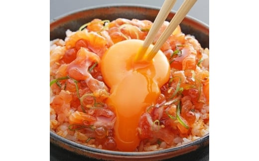 ビワサーモン 堪能セット 3 | 刺身 昆布締め 60g×2 ユッケ いくら 胡麻 入り 60g×2 姿塩焼き 2匹×1 | びわサーモン ビワマス 琵琶湖 びわ湖 湖魚 刺身 昆布締め ユッケ 塩焼き 冷凍 贈り物 ギフト 滋賀 彦根