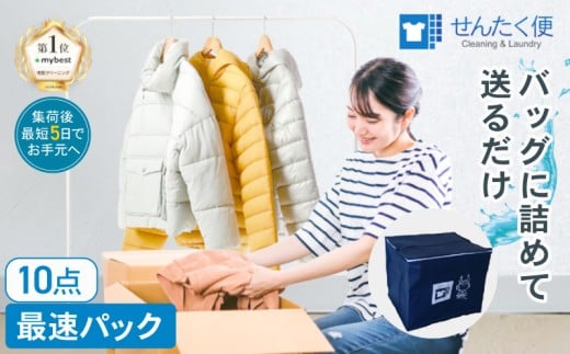 宅配クリーニングのせんたく便 衣類のクリーニング 最速10点パック クリーニング 10点 宅配 サービス 冬物 夏物 衣類 ふるさと納税 ふるさと納税クリーニング