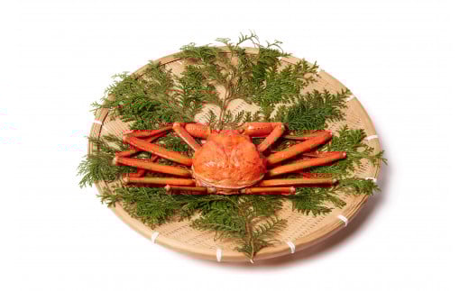 蟹屋の釜茹で紅ずわい蟹2杯セット（大）500～600ｇ×2杯