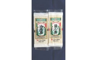 淡路島手延べ素麺　お試しセット（御陵糸・淡じ糸）計10束【〒メール便】