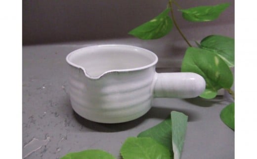 【信楽焼】白雲釉ドレッシングピッチャー 　　うつわ nwu-032