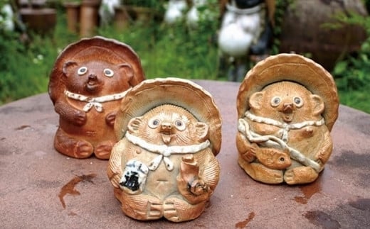 大登り窯で焼く 陶芸手ひねり狸作り体験ペアチケット