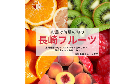 【年4回定期便(1月・2月・3月・4月配送)】お任せフルーツ！ M ／  フルーツ 果物 くだもの 旬 おまかせ お任せ お楽しみ 長崎県 長崎市