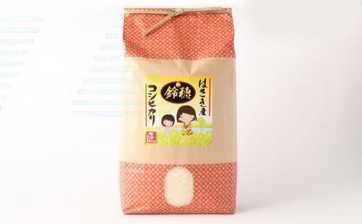 AT-19 【12ヶ月定期便】オリジナル ブランド米! はさき産 コシヒカリ 鈴穂 精米 5kg×12回 合計60kg お米 こめ 米 白米 ご飯 ごはん