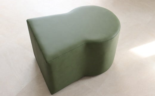 JGA-1.【選べる張地、自分だけのスツールをセミオーダー】古墳型スツール(小)