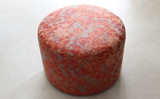 JEF-1.【選べる張地、自分だけのスツールをセミオーダー】丸型スツール(大)