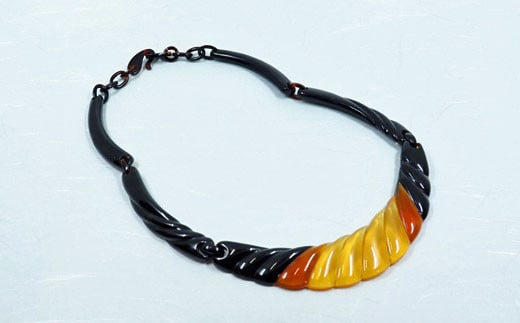 NDD-1.【奈良べっ甲】先白継ぎ分けネックレス