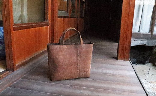 IA-4.【酒袋でつくるバッグ】酒蔵（談山）バッグQ (中型トート)