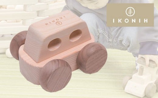 BD-4.【檜のおもちゃ】オルゴールカー MUSIC CAR