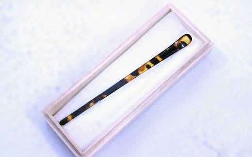 KB-3.【奈良べっ甲】バラ布の茶杓