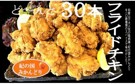 紀の国みかんどり フライドチキン30本セット(A584-1)