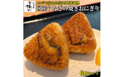 国産うなぎの焼きおにぎり6個セット(A881-1)