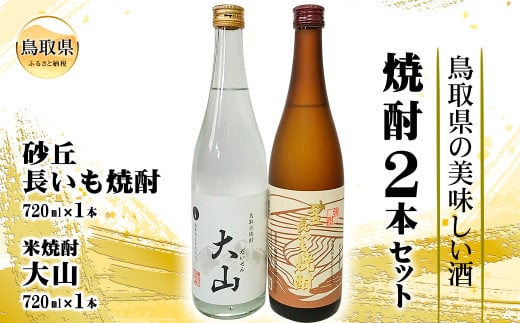 A24-049 鳥取県の美味しい酒 焼酎 2本セット