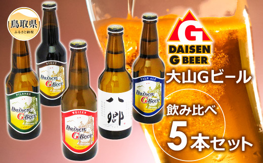 A24-087 大山Gビール・飲み比べ5本セット GY-5