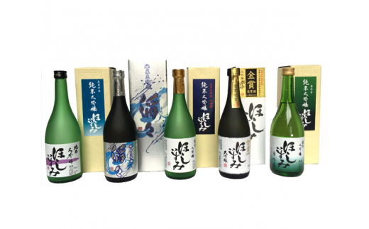 No.019 ほしいずみ　大吟醸五種セット ／ お酒 日本酒 飲み比べ 愛知県 特産