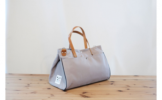 No.081 ＷＡＴＡＫＵＭＩ ＢＯＳＴＯＮ ＢＡＧ　ブルーグレイ（M） ／ ボストンバッグ カバン 愛知県