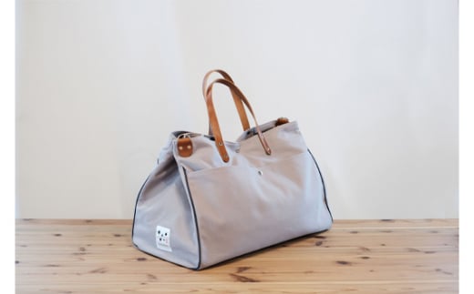 No.082 ＷＡＴＡＫＵＭＩ ＢＯＳＴＯＮ ＢＡＧ　ブルーグレイ（L） ／ ボストンバッグ カバン 愛知県