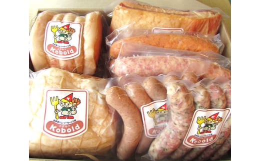 No.089 ハム工房コボルト　ギフトCセット ／ ブロック ベーコン フランク ウインナー 詰合せ 愛知県 特産