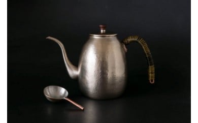 「富貴堂」直火用ポット 1.1L&メジャースプーン付(金色)  FC404001