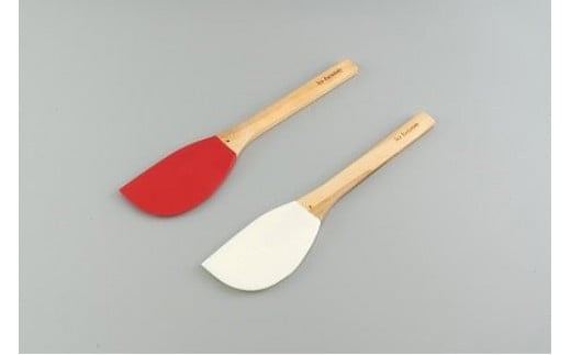 LB-104 ラバーゼ シリコーンヘラ2本組(レッド・ホワイト) FC013023