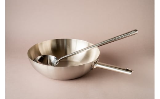 アルミクラッド三層中華鍋(中華お玉付) FCCS055007