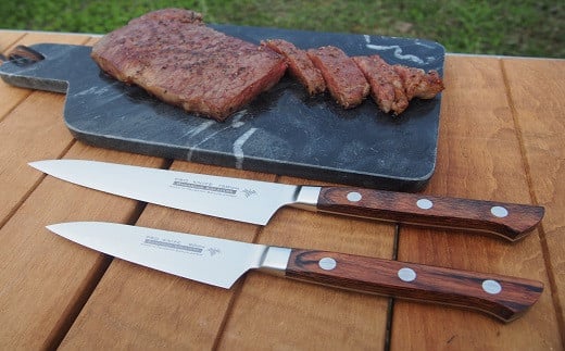 Pro Chef Knife set C : 150mm(P) + 90mm(P)[ 包丁 ペティナイフ 庖丁 キッチン用品 [Muthos Homura] ]