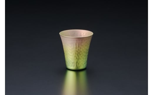 [燕三条製]鎚目冷酒カップ (Light pink)