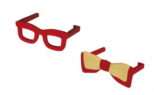 【A-34】バッグハンガー　メガネ＆リボンセット 日用品雑貨 文房具 手芸  生活雑貨  収納用品  ハンガー 10000円