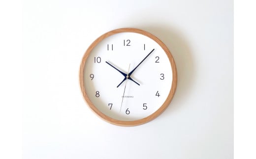 KATOMOKU muku clock 13 オーク 電波時計 連続秒針 インテリア 寝具 収納 掛け時計 掛け時計 雑貨 おしゃれ シンプル 木製 20000円 カトモク 加藤木工 [B-55]