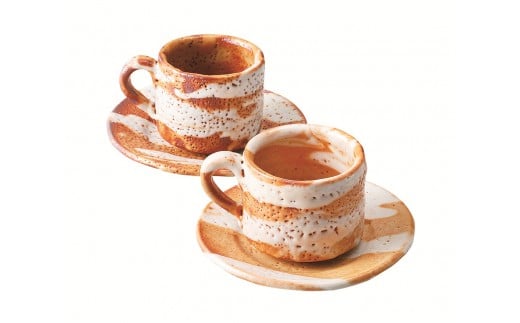 志野焼珈琲碗揃