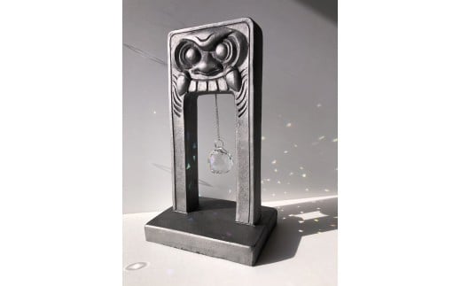 三州瓦 鬼面形サンキャッチャー