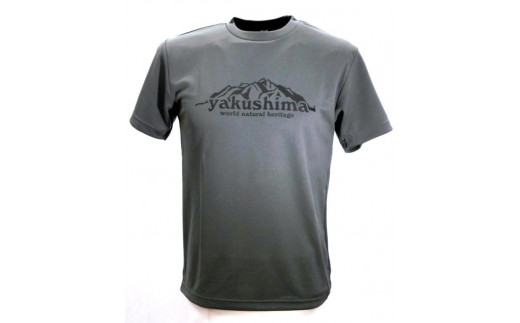 やくT(屋久島Tシャツ)・洋上アルプス<ダークグレー/サイズM>