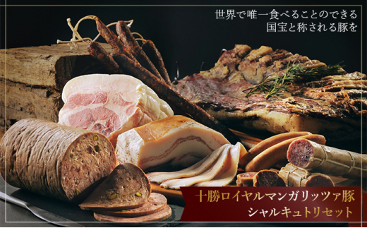 国宝・十勝ロイヤルマンガリッツァ豚 シャルキュトリセット 肉の加工品 リエット ウィンナー ソーセージ パテ モルタデッラ ロースハム 贈り物 ギフト 丸勝十勝ヒルズ [№5749-1317]