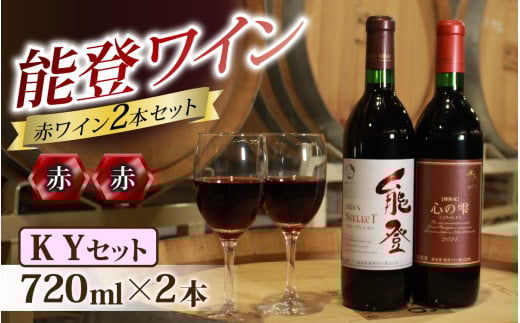 能登ワイン 赤ワイン 2本セット【KYセット】