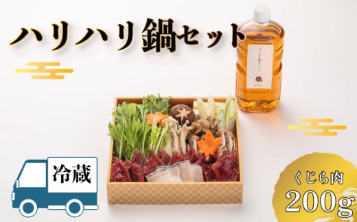 [ お届け指定日必須 ] ハリハリ鍋 セット ( 冷蔵 鍋 肉 魚介 海鮮 鯨 くじら 鯨肉 野菜 鍋セット 鍋料理 水菜 人参 豆腐 きのこ しいたけ しめじ 舞茸 えのき エリンギ こだわり 出汁 付き 贈答 ギフト 贈り物 プレゼント 記念日 中元 歳暮 父の日 お取り寄せ 年末年始 割烹旅館 寿美礼 ) 下関 山口