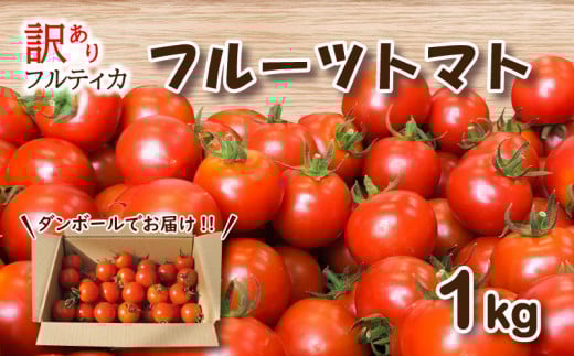 【 5月発送】【  訳あり 】 フルーツトマト フルティカ 1kg ミニトマト 選べる 発送 月 野菜 新鮮 トマト 期間限定 季節限定 下関 山口