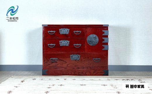 32民芸チェスト 上片開 《創業明治2年 田中家具 謹製》 家具 伝統 暮らし インテリア 人気 ランキング おすすめ ギフト 故郷 ふるさと 納税 福島 ふくしま 二本松市 送料無料【田中家具】
