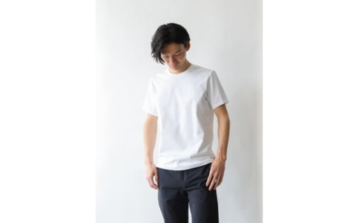 ホワイト Mサイズ メンズ 10Years 26ゲージ スムースコットン クルーネックTシャツ【1584322】