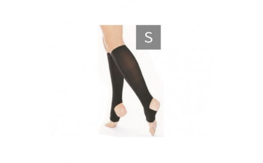 キュッとひきしめレッグシェイパー(黒・Sサイズ)【1289560】