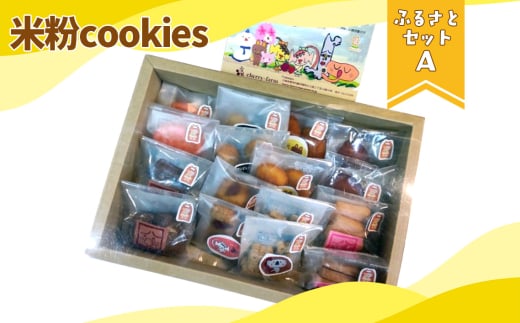 No.397 かなんブランド　米粉cookies　ふるさとセットA　1箱 ／ マドレーヌ フィナンシェ サブレ クッキー 焼き菓子 菓子 おやつ スイーツ グルテンフリー こめこ 詰合せ 大阪府 特産品