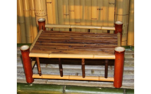 No.197 竹の花台 / 玄関 床の間 庭 飾り 天然竹 大阪府